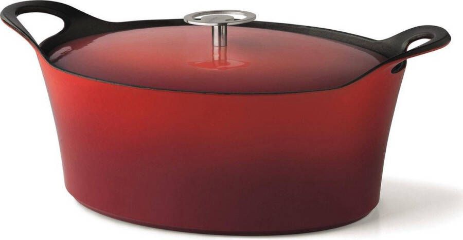 Cuisinox Braadpan Rood 29 cm Gietijzer