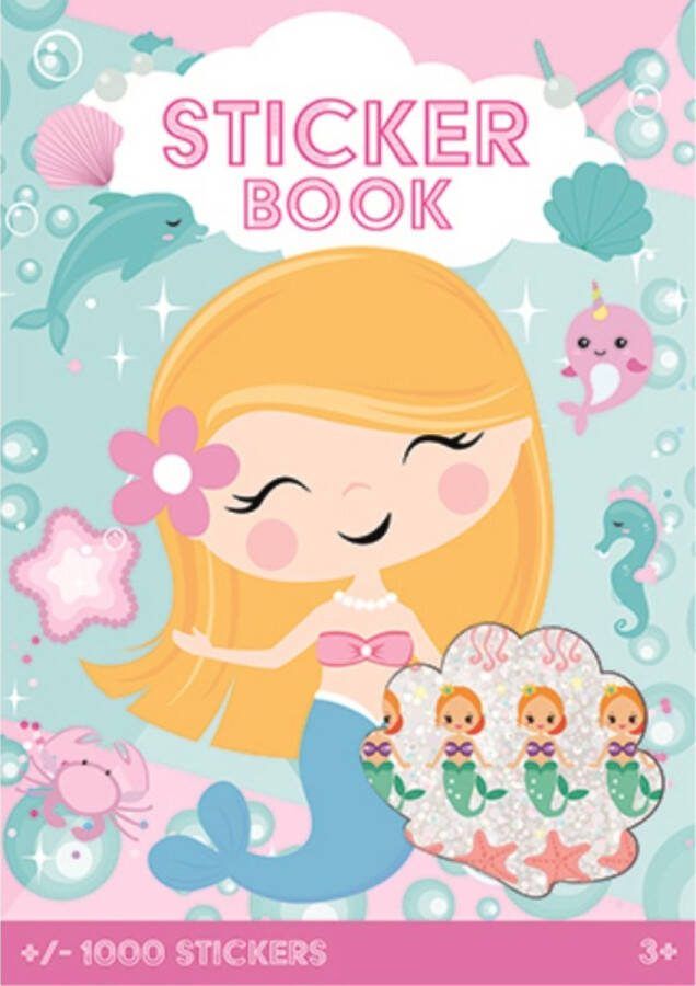 CULORE Stickerboek Zeemeermin Dieren 1000+ stickers