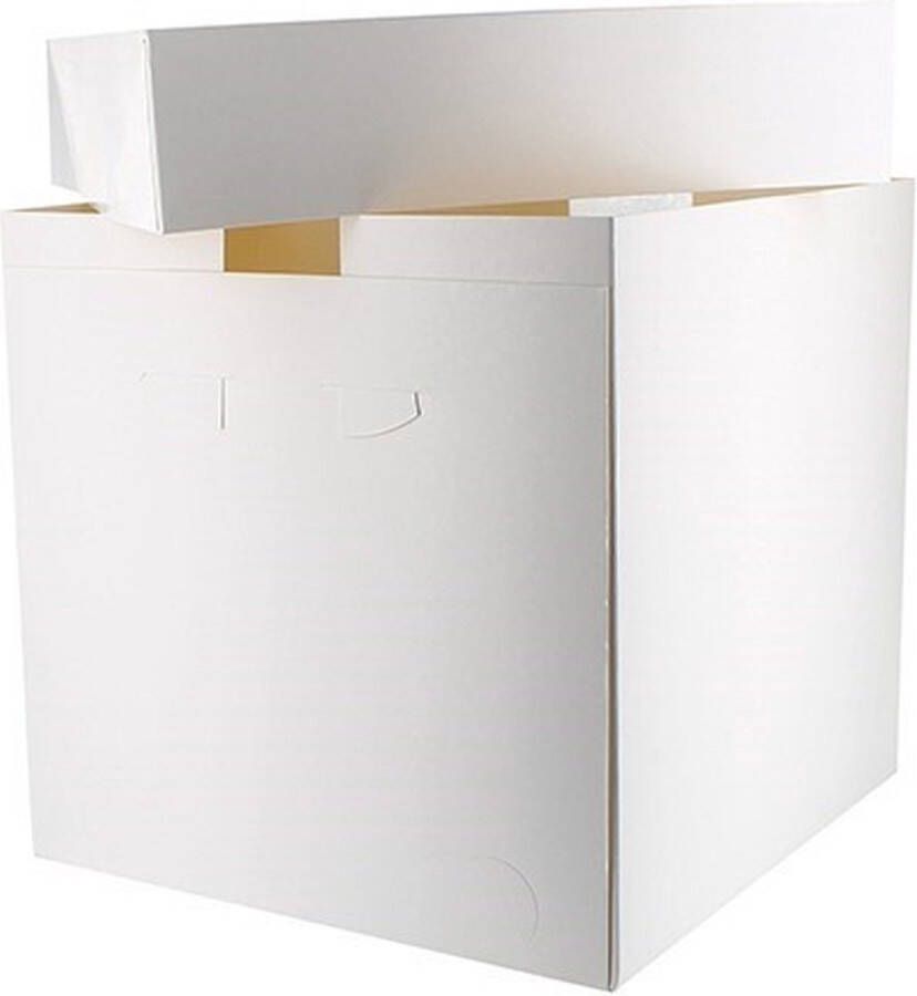 Culpitt Hoge taartdoos 25 x 25 x 25 cm (25 stuks)