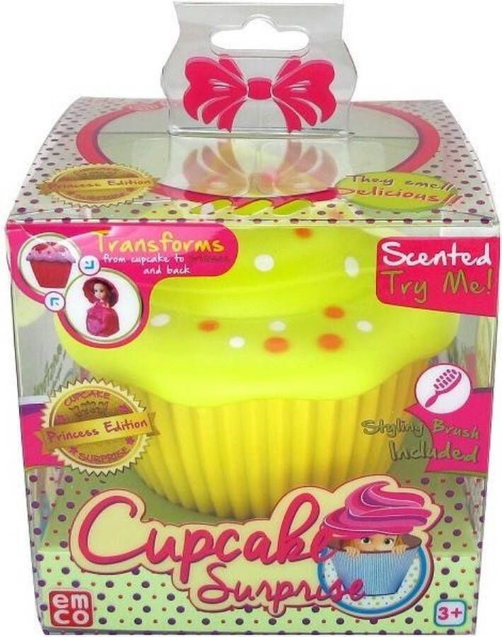 Boti Cupcake Surprise Doll Verander je cupcake in een heerlijk geurend Prinsessen Pop! Geel Jenny Lemon