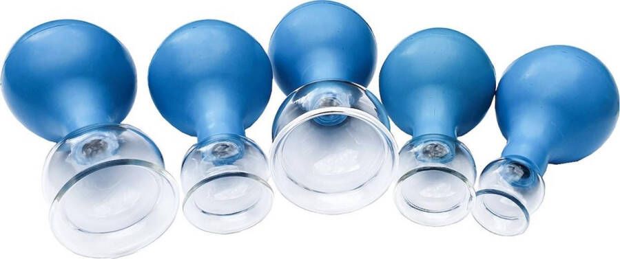 CuppingCare Cellulite Cups Cellulite Massage Apparaat Cupping Cups Premium Kwaliteit 5-Delig