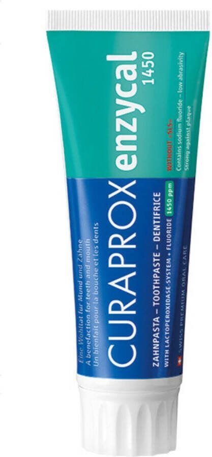 Curaprox 2x Tandpasta Enzycal 1450 75 ml