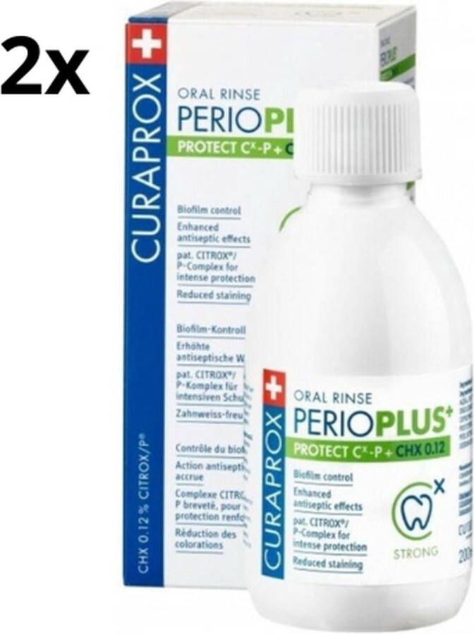 Curaprox Perio Plus Protect CHX 0.12 Mondspoeling 2 x 200 ml Voordeelverpakking