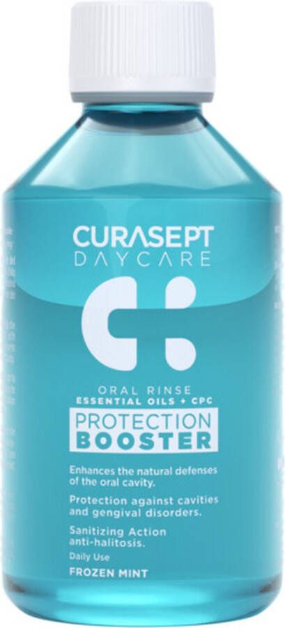 Curasept Daycare Protection Booster Mondspoeling Frozen Mint 500 ml