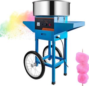 Currero Suikerspin Machine Suikerspinmachine Suikerspin Maker Goedkoop Professioneel Blauwe Kar