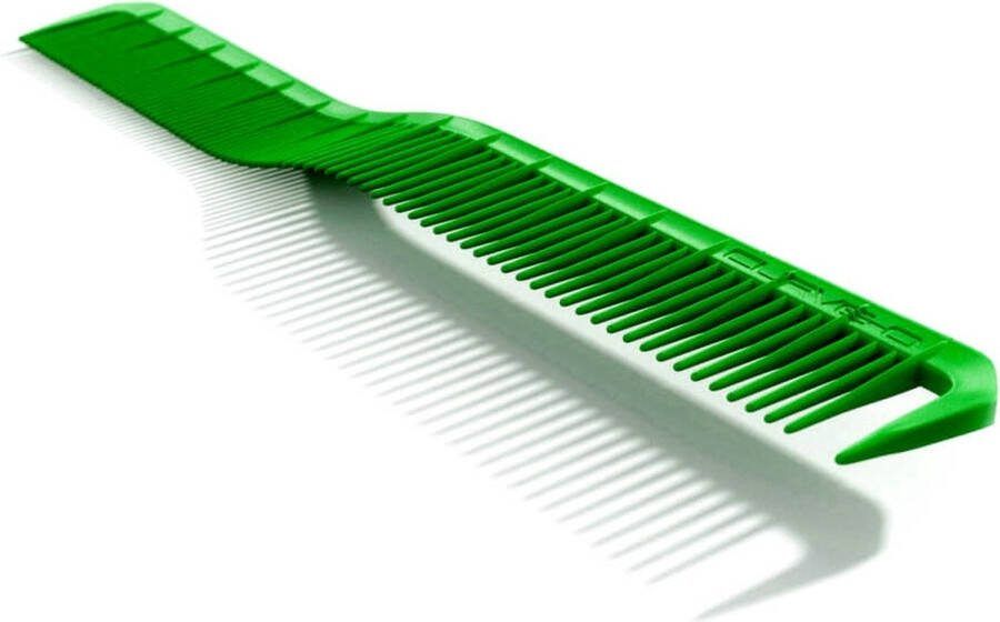 Curve-O Kam Specialist Combs Right-Handed Flexible Cutting Comb Forest Green 1Stuks