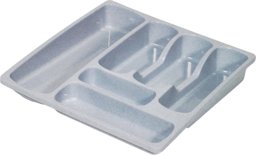 Curver Bestekbak 6-vaks 38x38x6 Cm Grijs