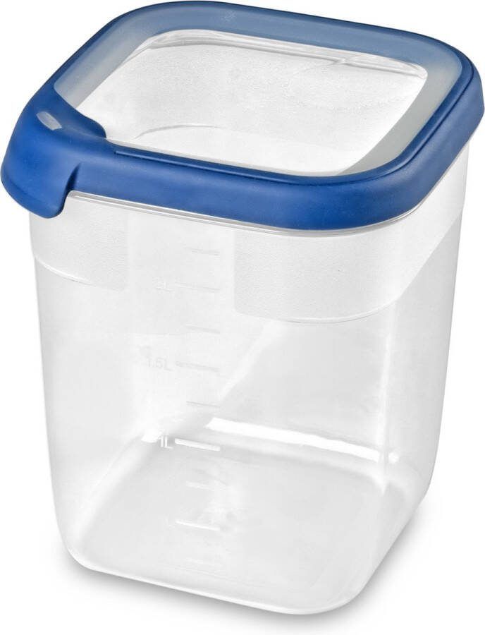 Curver Grand Chef Eco Vershoudbakje 2 6L Vierkant Transparant Donkerblauw