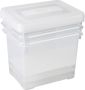 Curver Handy box Opbergbox 3x20L Transparant 3 stuks - Thumbnail 1