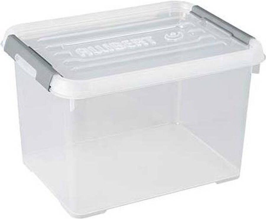 Curver handy+ opbergbox 20 liter transparant