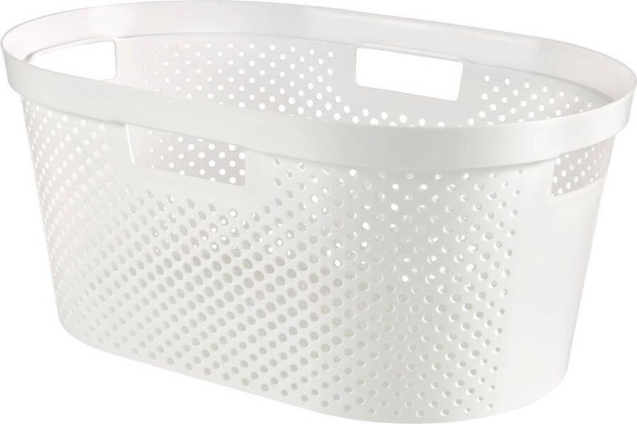 Curver Infinity Dots wasmand 39 l wit