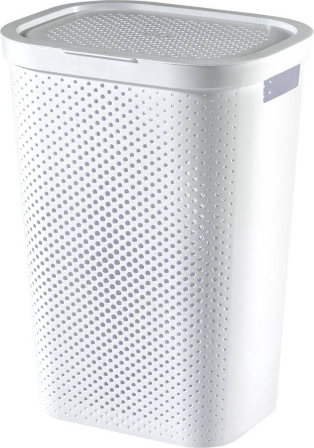 Curver Infinity Dots Wasmand 60 l Wit