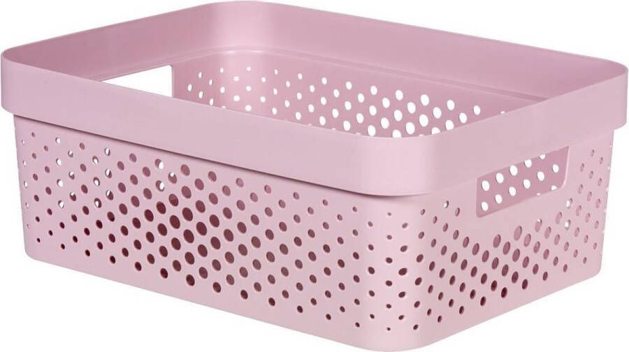 Curver Infinity Recycled Box 11L Roze Kunststof