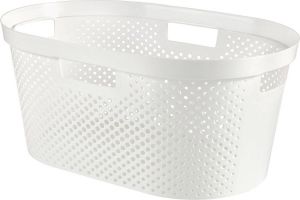 Curver wasmand Infinity dots wit 40L 100% recycled