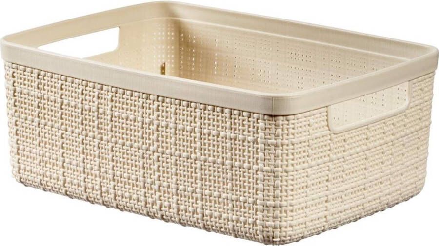 Curver jute mandje S 5 liter offwhite Stijlvolle opbergoplossing voor een georganiseerd interieur