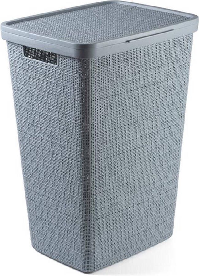 Curver wasbox jute 58 liter smokey grey