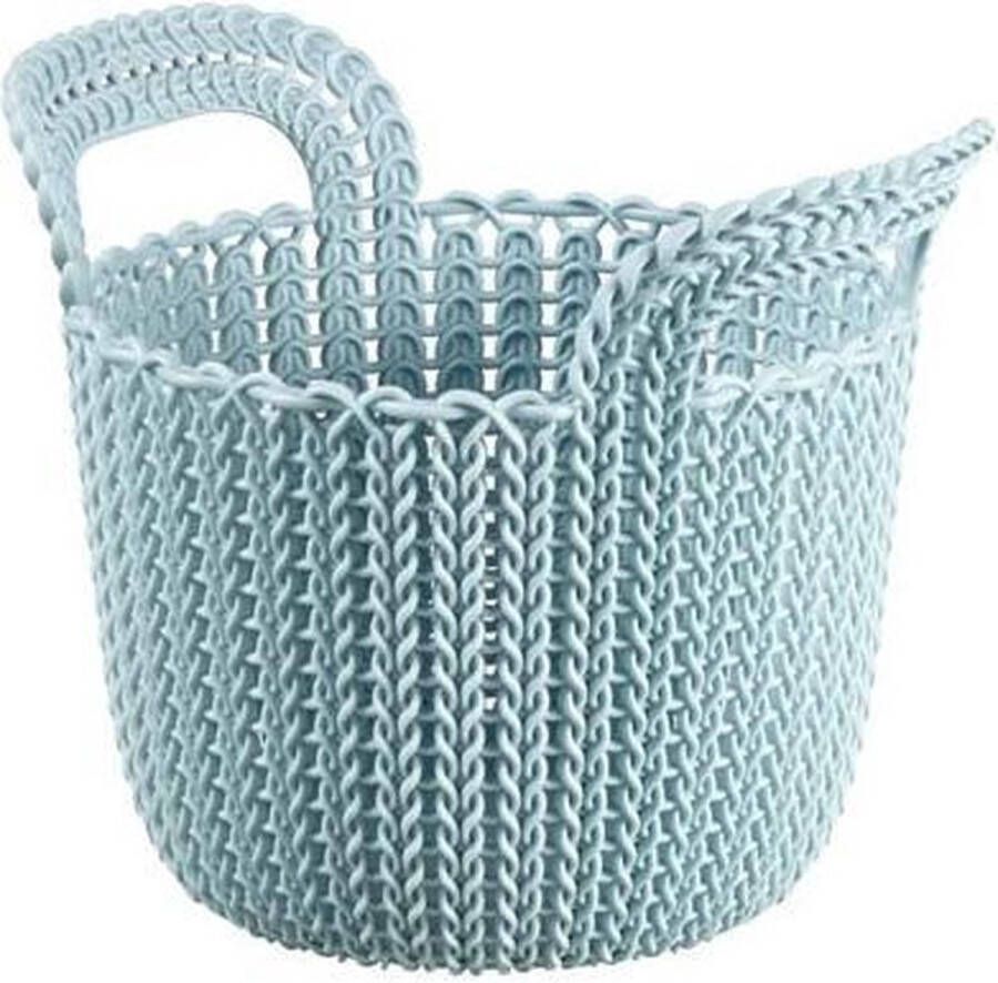 Curver Knit Mand Xs 3L Blauw 23x19x19cm Kunststof (set van 5)