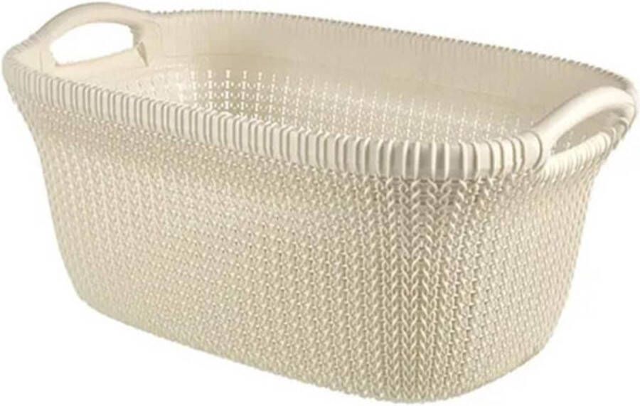 Curver Knit Wasmand 40 liter Oasis White