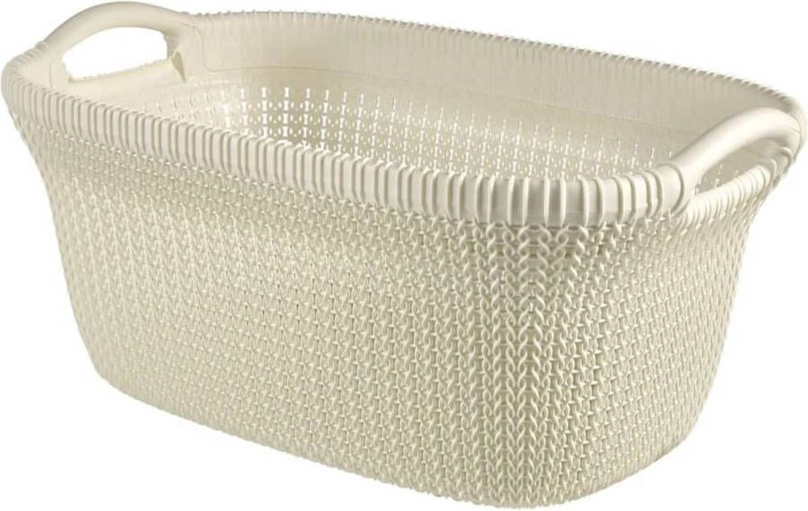 Curver knit wasmand 40 liter oasis white