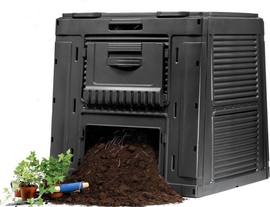 Curver OUTDOOR Tuincomposter met voet 470L E-COMPOSTER Keter Zwart