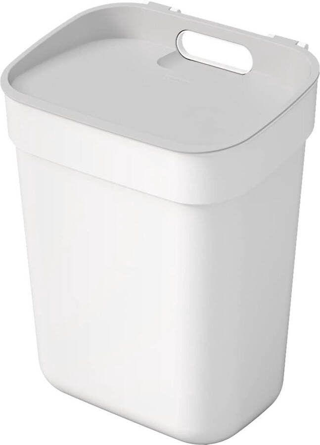 Curver Ready To Collect Prullenbak Afvalbak Recycling 10 liter Wit