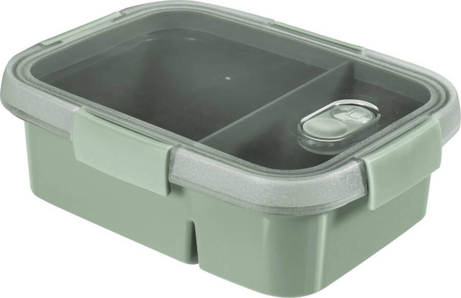 Curver smart to go eco duo lunchbox rechthoekig 0 6 liter + 0 3 liter