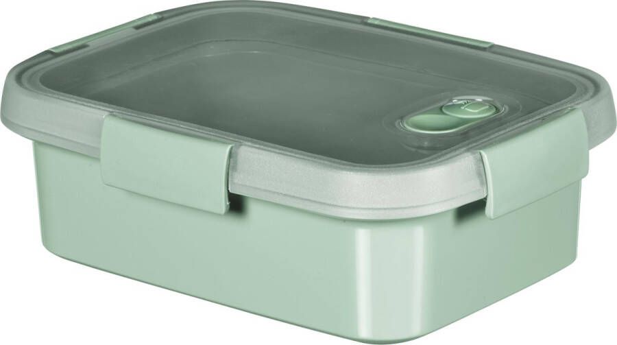 Curver smart to go eco lunchbox rechthoekig 1 liter + bestekset