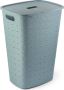 Curver Softex wasbox met deksel 56 liter blauw-groen - Thumbnail 1