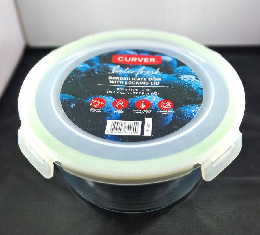 Curver Verhoudschaal met deksel 2.3 L Diameter 24 cm hoog 11 cm