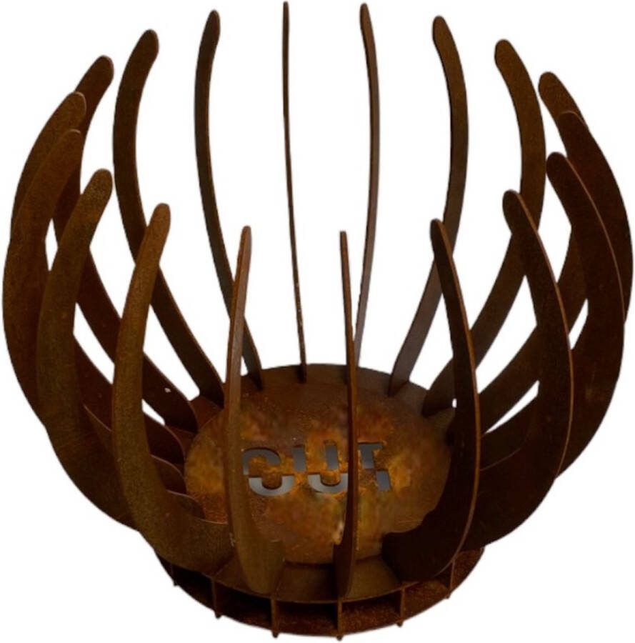 Cut-Out Design Daan Vuurkorf – cortenstaal – modulair – voor in de tuin