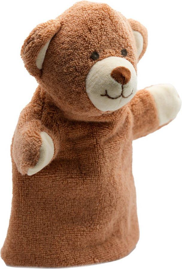 Cute by Felix Cute since 1999 Bruine Beer Handpop voor poppenkast Organische handpoppen dieren 26cm x 20cm