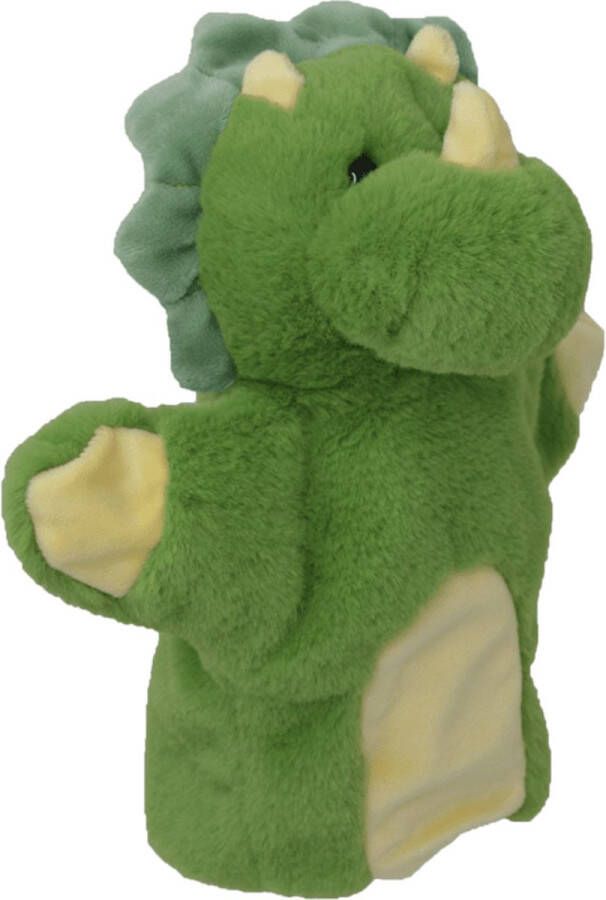 Cute by Felix Knuffel handpop Dinosaurus Groen 20cm