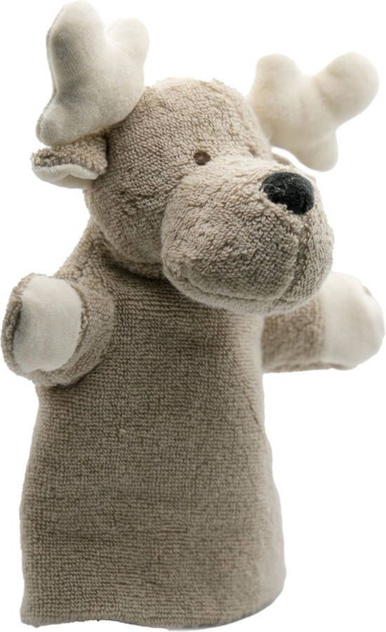 Cute by Felix Knuffel Handpop Rendier Grijs 25 cm