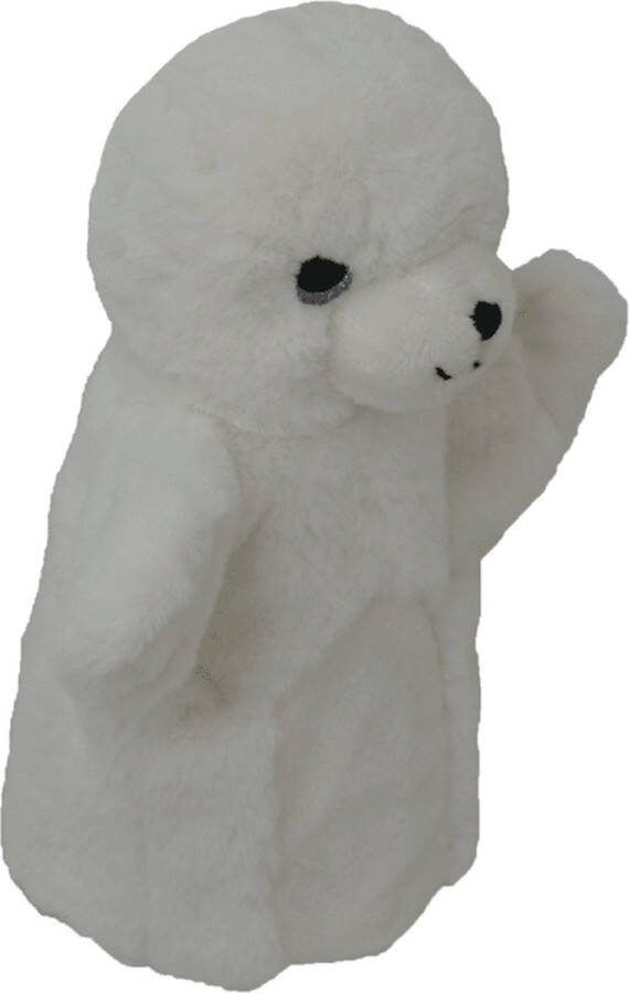 Cute by Felix Knuffel handpop Zeeleeuw Wit 20cm