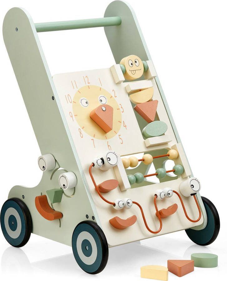 Cute & Keppe Loopwagen The Goofy Walker Houten Speelgoed vanaf 1 Jaar Loopkar Hout