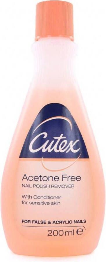 Cutex Nagellak Remover Acetone Free