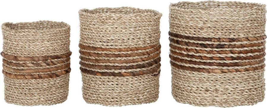 MUST Living Mand 'Carvoeiro' Zeegras Set van 3 stuks