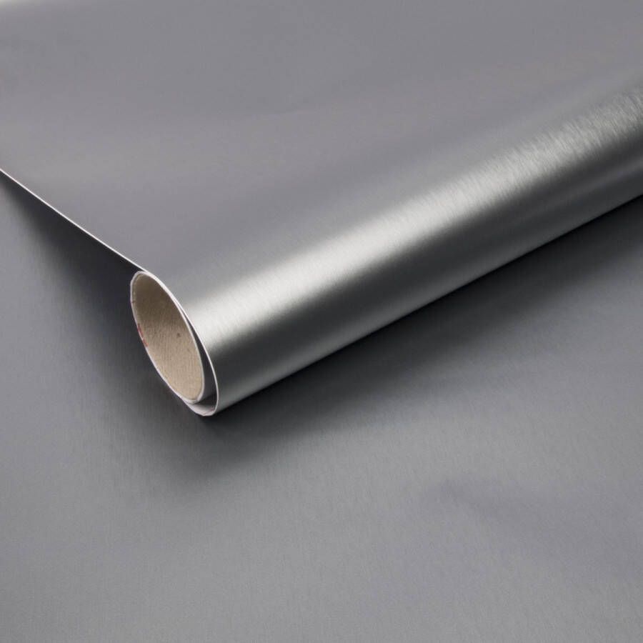 D-c-fix Zelfklevende Decoratiefolie Platino staal 150x45 cm