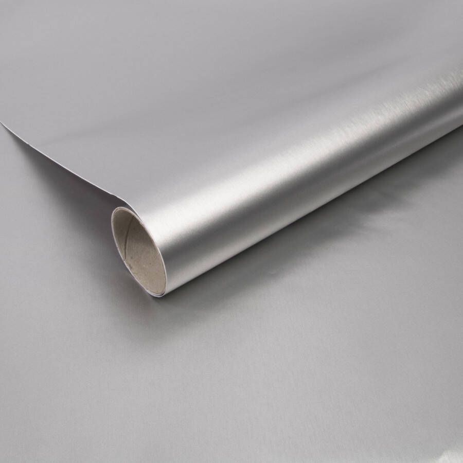D-c-fix Zelfklevende Decoratiefolie Platino zilver 150x45 cm