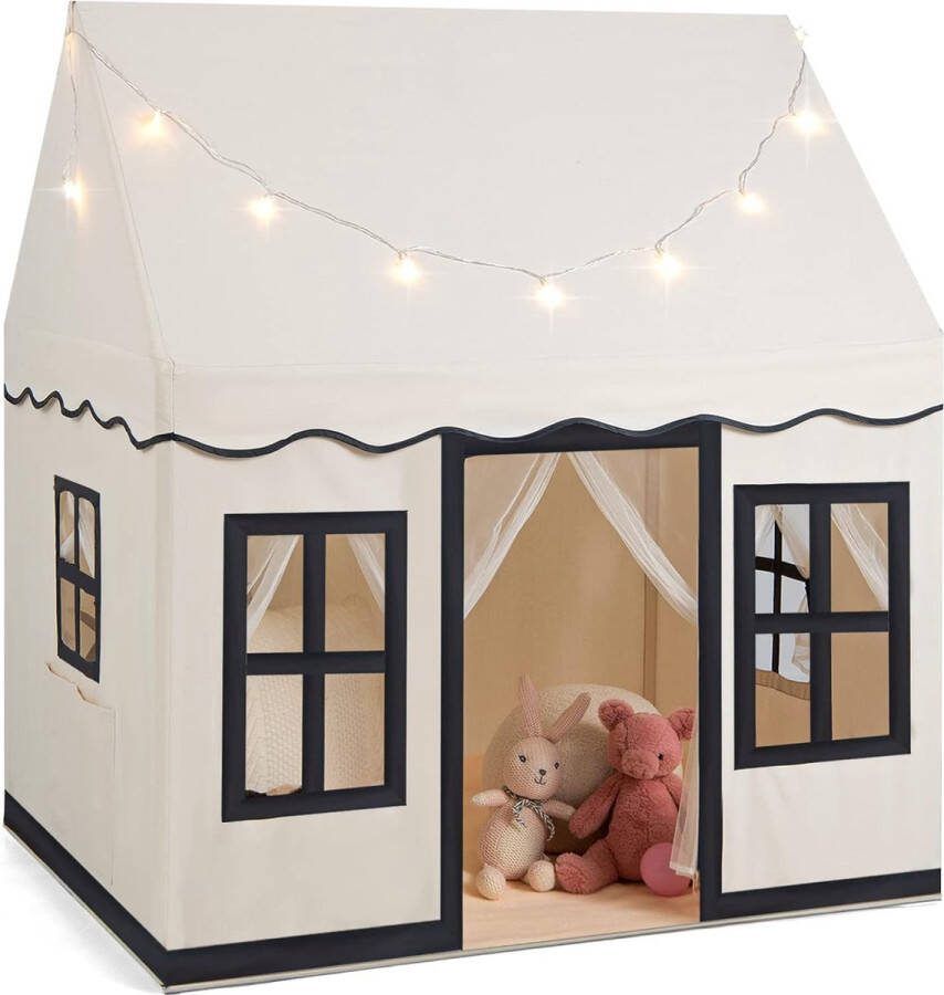 D&B Speelhuisje Binnen Vanaf 3 Jaar 121 x 107 x 137 Beige Met verlichting