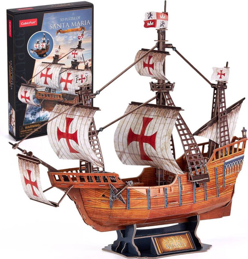 D&F 3d puzzel piratenschip