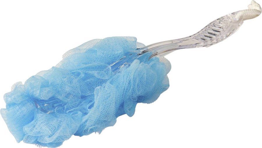 D&L Badborstel Puff Kunststof Blauw
