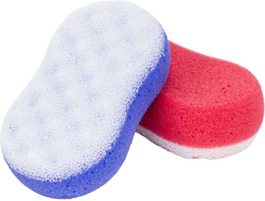 D&L Badspons Butterfly 1 Pak Van 2 Badsponsen Verschillende Kleuren