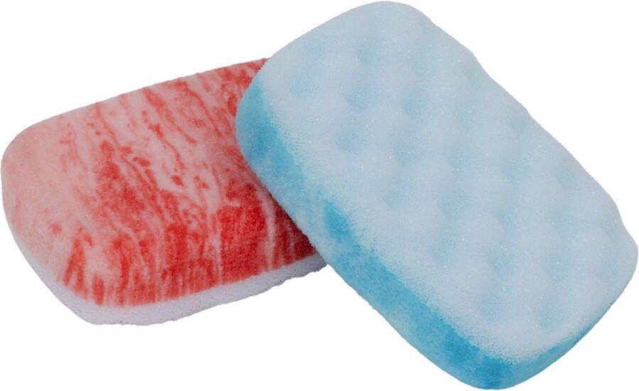 D&L Badspons Marble 1 Pak van 2 Badsponsen Verschillende Kleuren