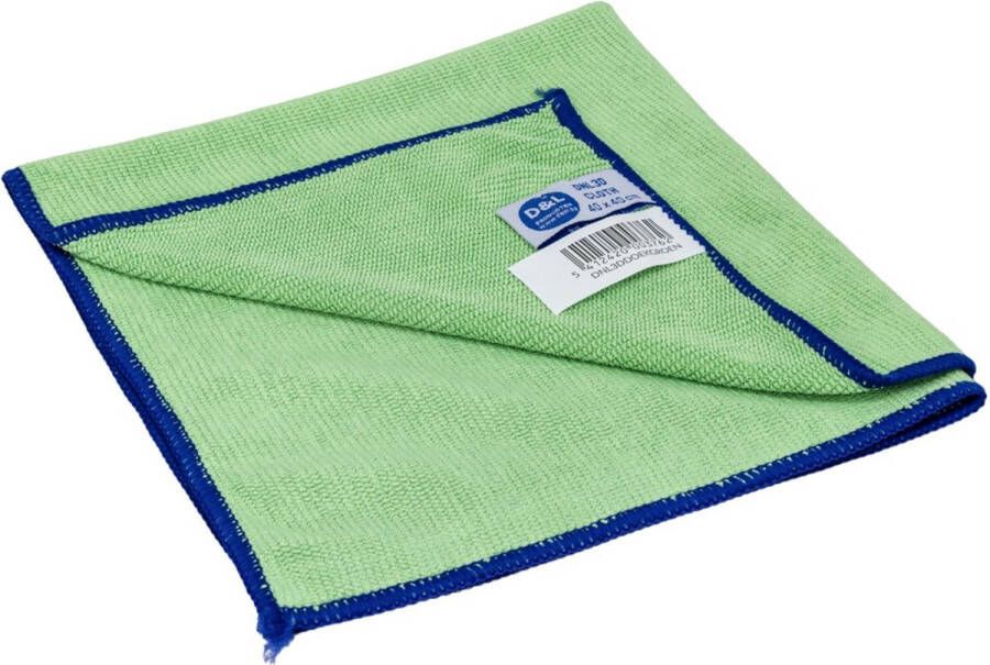 D&L Microvezeldoek 3D 40 x 40cm Groen