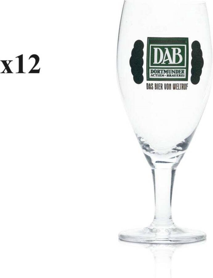 DAB 12x Bier glas 0 4l bierglazen