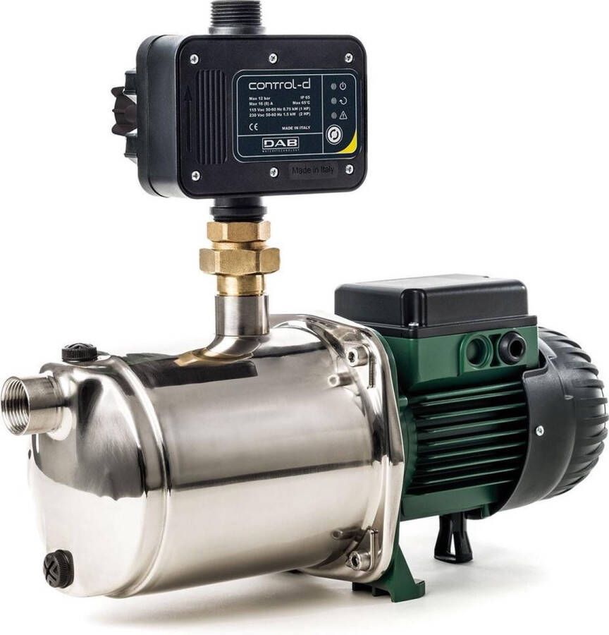 DAB EuroInox 40 30 M + Control-D Hydrofoorpomp Tuinpomp Droogloopbeveiliging 3300l h 880W Stil