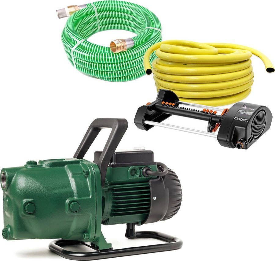 DAB Gardenjet 82 M Beregeningspakket Beregeningspomp Tuinpomp 3600l h 600W Compleet Pakket