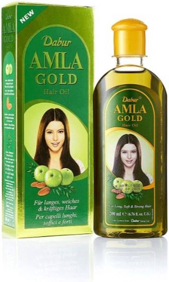 Dabur Amla Gold Haarolie Hair Oil Hoofdhuid Massage 2 x 300 ml 2 stuks