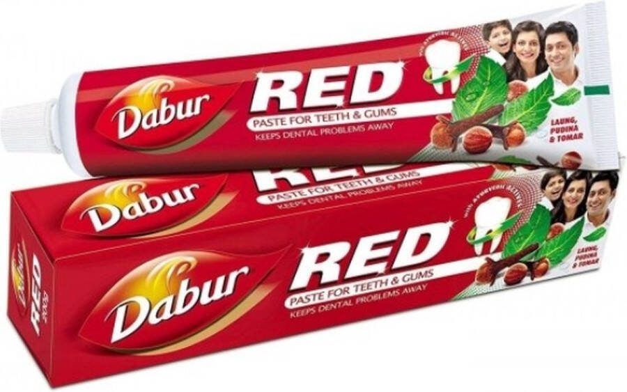 Dabur Red tandpasta met tandenborstel